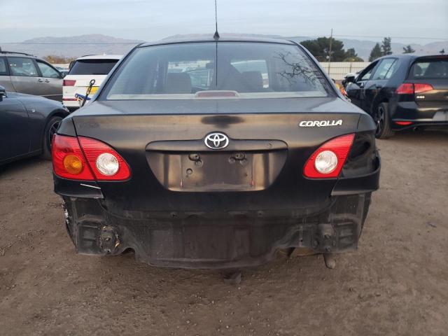 JTDBR32E242034718 - 2004 TOYOTA COROLLA CE BLACK photo 6