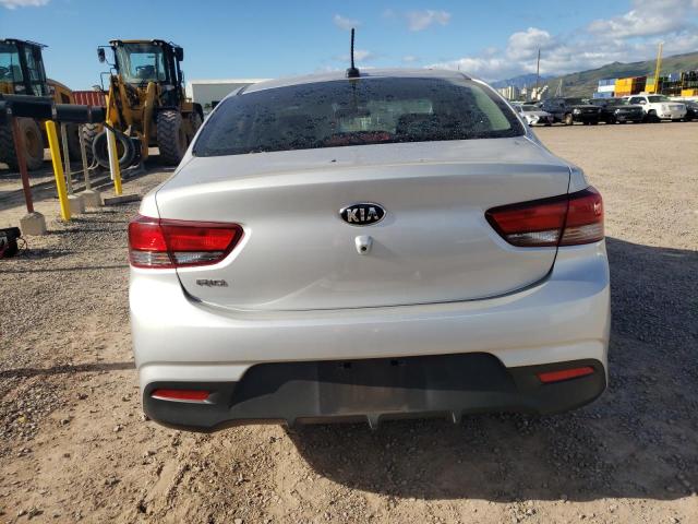 3KPA24AD4LE313460 - 2020 KIA RIO LX GRAY photo 6