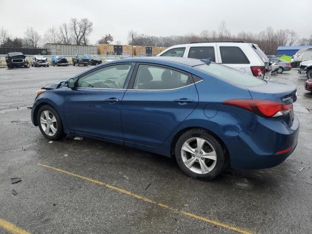 KMHDH4AE7GU527902 - 2016 HYUNDAI ELANTRA SE BLUE photo 2