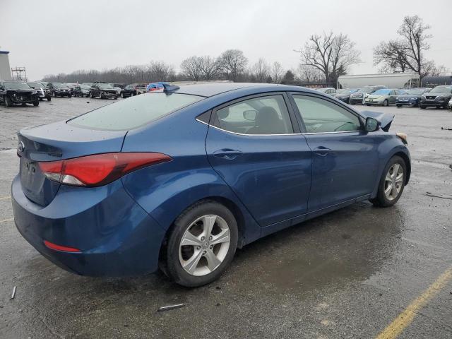 KMHDH4AE7GU527902 - 2016 HYUNDAI ELANTRA SE BLUE photo 3