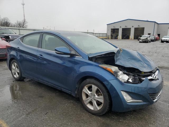 KMHDH4AE7GU527902 - 2016 HYUNDAI ELANTRA SE BLUE photo 4