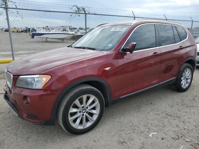 5UXWX9C56E0D31854 - 2014 BMW X3 XDRIVE28I RED photo 1