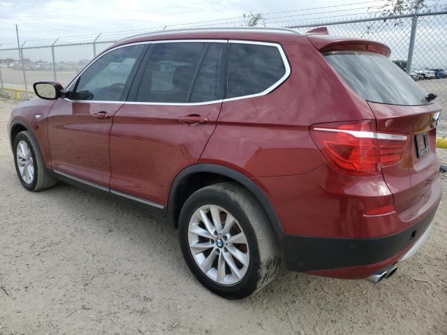 5UXWX9C56E0D31854 - 2014 BMW X3 XDRIVE28I RED photo 2