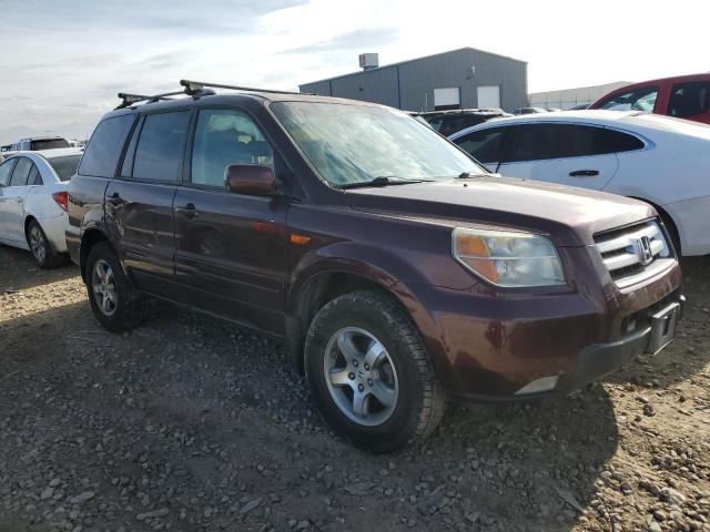 2HKYF18777H503918 - 2007 HONDA PILOT EXL BURGUNDY photo 4