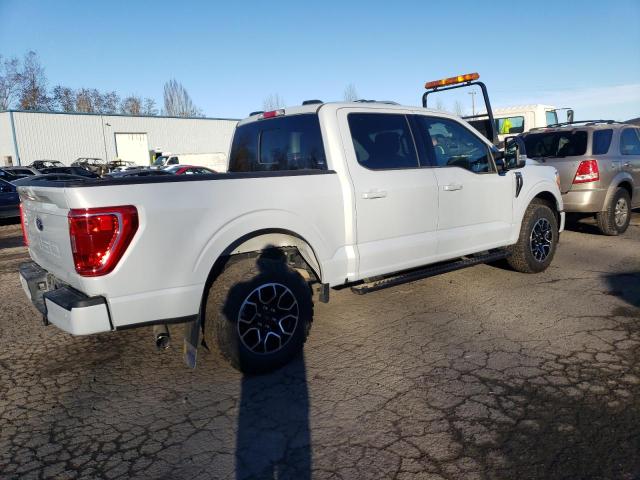 1FTFW1E83NKD42342 - 2022 FORD F150 SUPERCREW WHITE photo 3