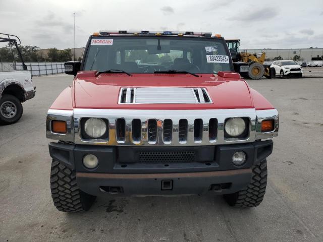 5GRGN22U97H107621 - 2007 HUMMER H2 SUT RED photo 5