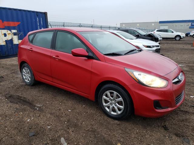 KMHCT5AE4EU154699 - 2014 HYUNDAI ACCENT GLS RED photo 4