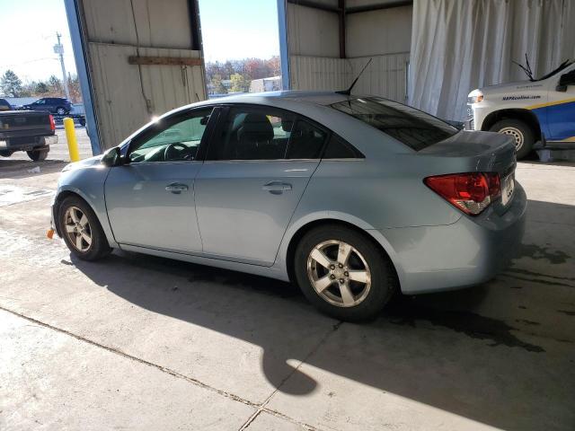 1G1PF5SC4C7196921 - 2012 CHEVROLET CRUZE LT BLUE photo 2