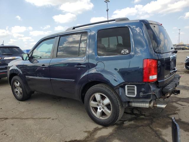 5FNYF3H51BB041891 - 2011 HONDA PILOT EXL BLUE photo 2