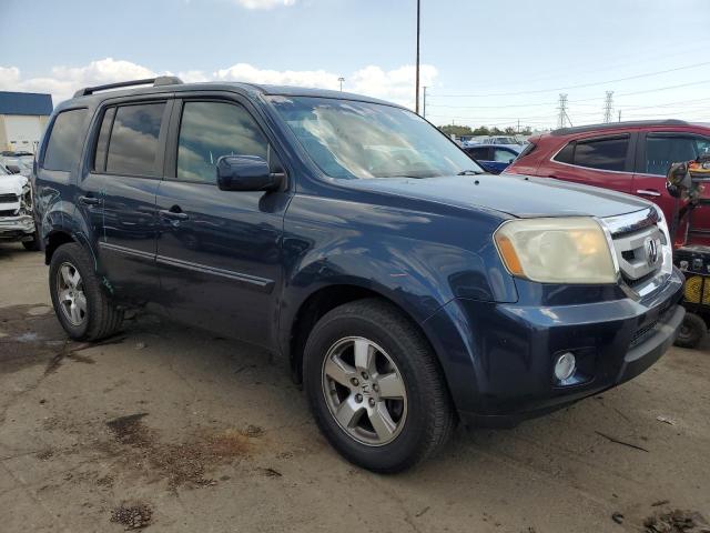 5FNYF3H51BB041891 - 2011 HONDA PILOT EXL BLUE photo 4