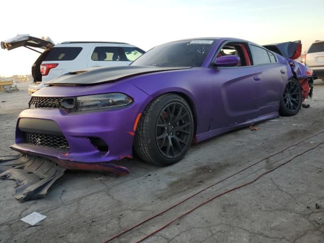 2C3CDXGJ6KH662029 - 2019 DODGE CHARGER SCAT PACK PURPLE photo 1