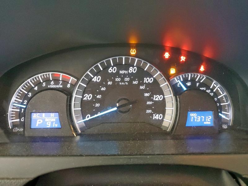 4T1BF1FK9CU630484 - 2012 TOYOTA CAMRY BASE 红色 照片 9