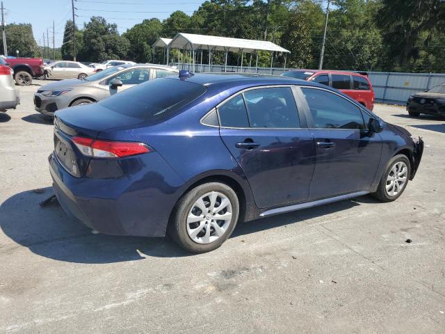 5YFEPMAE5NP336761 - 2022 TOYOTA COROLLA LE BLUE photo 3