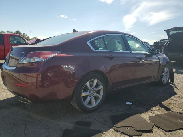 19UUA8F29CA036663 - 2012 ACURA TL BURGUNDY photo 3