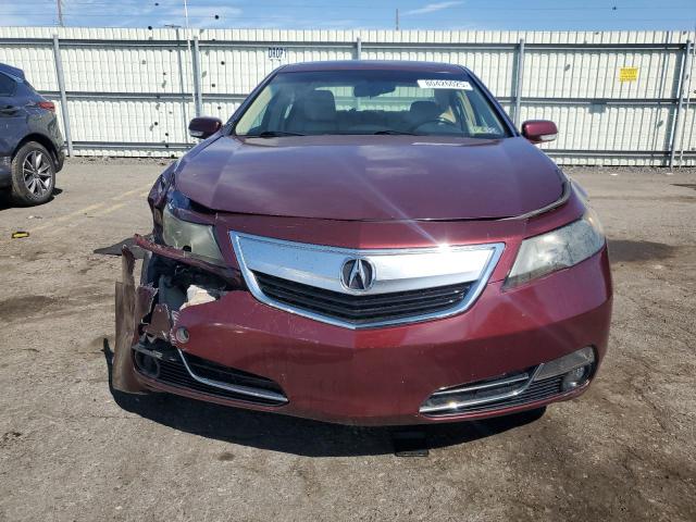 19UUA8F29CA036663 - 2012 ACURA TL BURGUNDY photo 5