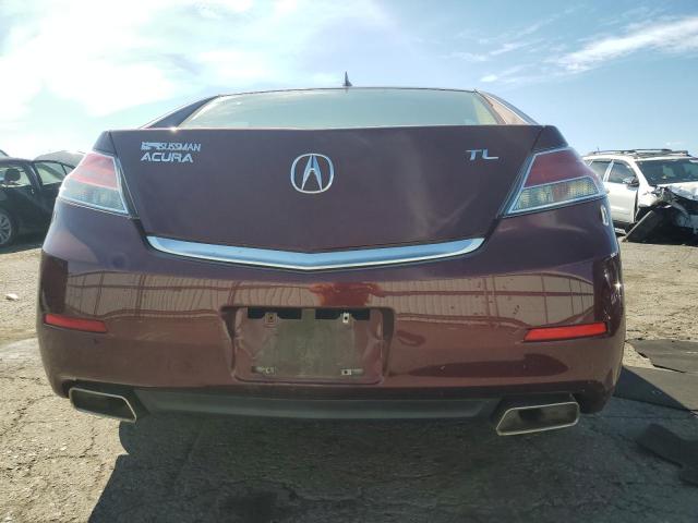 19UUA8F29CA036663 - 2012 ACURA TL BURGUNDY photo 6
