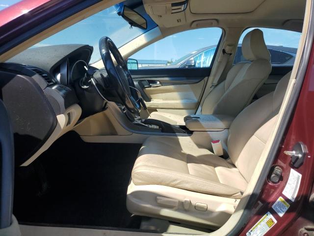 19UUA8F29CA036663 - 2012 ACURA TL BURGUNDY photo 7