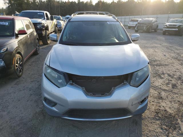 5N1AT2MTXEC845547 - 2014 NISSAN ROGUE S SILVER photo 5