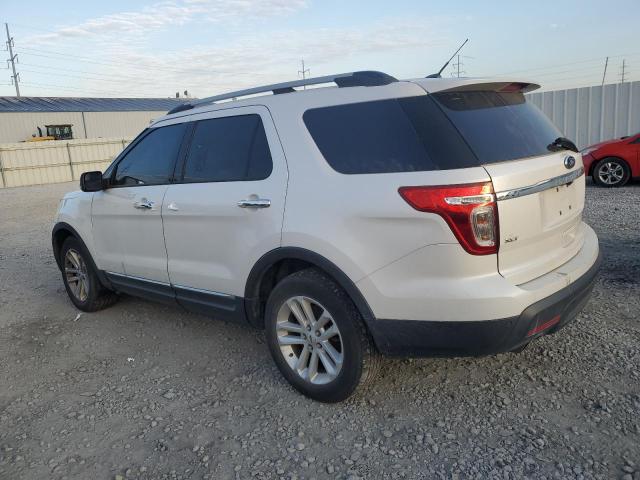1FM5K7D86DGB81185 - 2013 FORD EXPLORER XLT WHITE photo 2