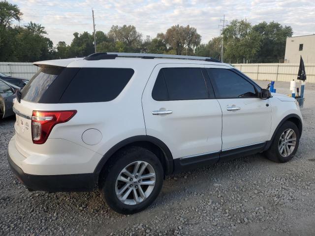 1FM5K7D86DGB81185 - 2013 FORD EXPLORER XLT WHITE photo 3