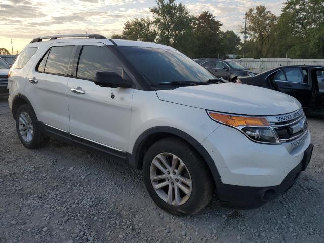 1FM5K7D86DGB81185 - 2013 FORD EXPLORER XLT WHITE photo 4
