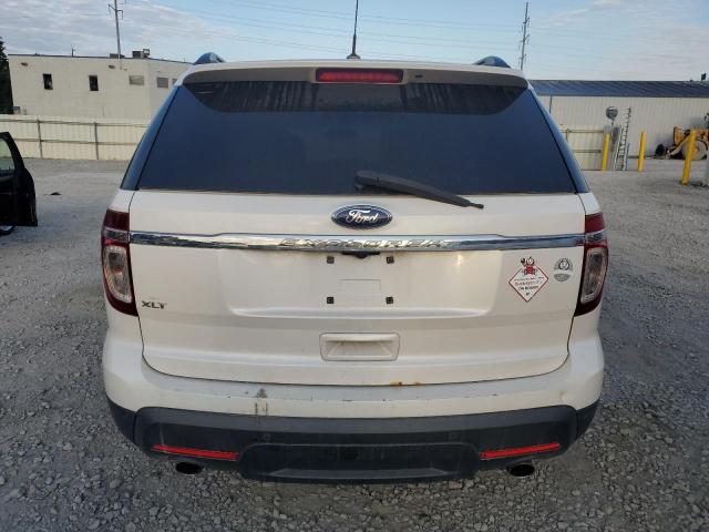1FM5K7D86DGB81185 - 2013 FORD EXPLORER XLT WHITE photo 6