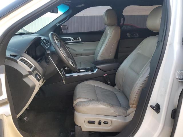 1FM5K7D86DGB81185 - 2013 FORD EXPLORER XLT WHITE photo 7
