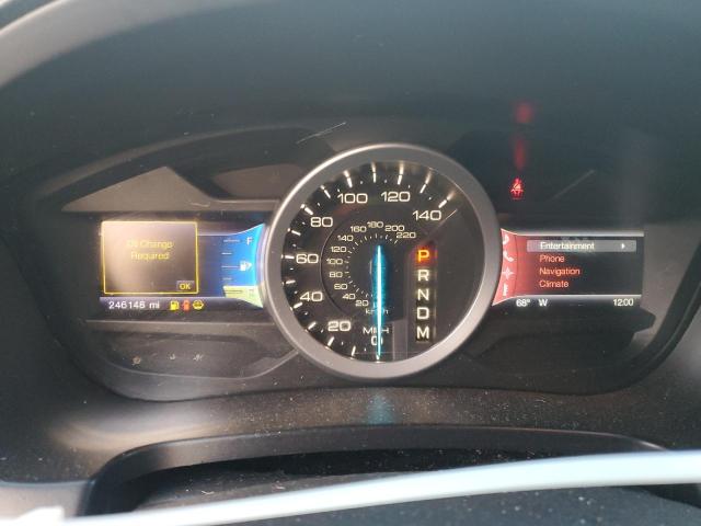 1FM5K7D86DGB81185 - 2013 FORD EXPLORER XLT WHITE photo 9