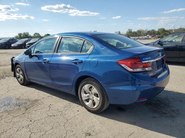 19XFB2F59EE201302 - 2014 HONDA CIVIC LX Көк фото 2