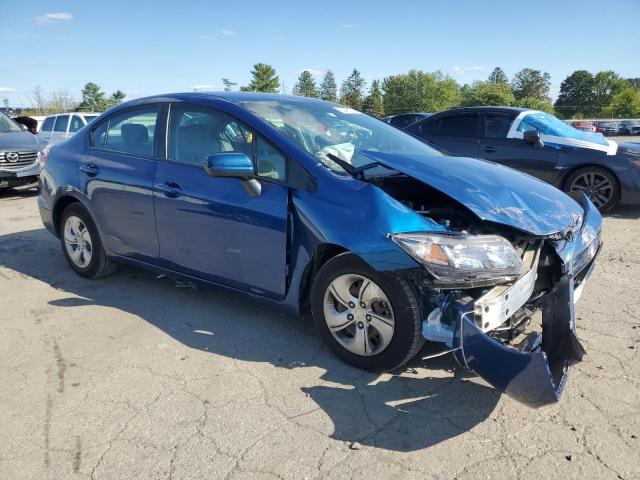 19XFB2F59EE201302 - 2014 HONDA CIVIC LX Көк фото 4