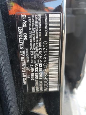 WDDGF8AB4DA864700 - 2013 MERCEDES-BENZ C 300 4MATIC BLACK photo 12