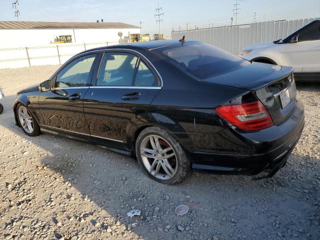 WDDGF8AB4DA864700 - 2013 MERCEDES-BENZ C 300 4MATIC BLACK photo 2