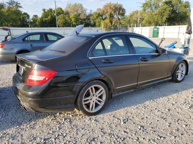 WDDGF8AB4DA864700 - 2013 MERCEDES-BENZ C 300 4MATIC BLACK photo 3