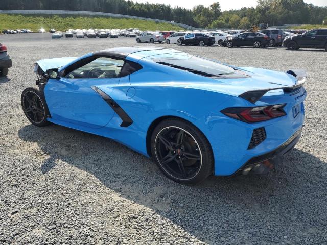 1G1YA2D47N5103492 - 2022 CHEVROLET CORVETTE STINGRAY 1LT BLUE photo 2