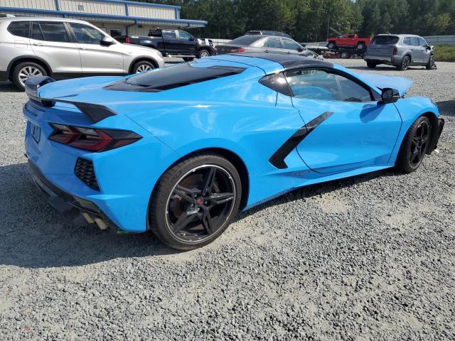 1G1YA2D47N5103492 - 2022 CHEVROLET CORVETTE STINGRAY 1LT BLUE photo 3