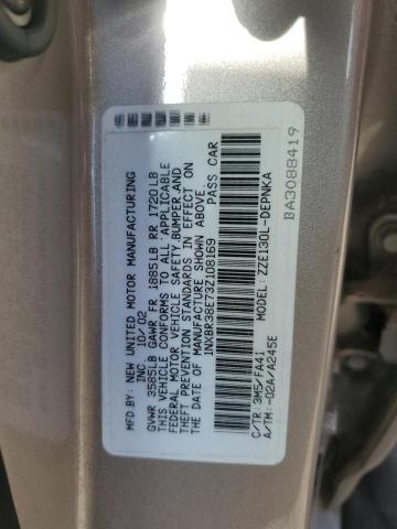 1NXBR38E73Z108169 - 2003 TOYOTA COROLLA CE 金色 照片 12