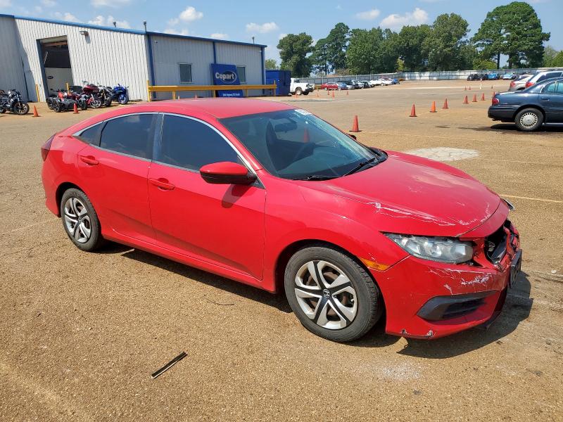 2HGFC2F55JH600768 - 2018 HONDA CIVIC LX წითელი ფოტო 4