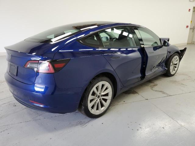5YJ3E1EA5NF188979 - 2022 TESLA MODEL 3 ლურჯი ფოტო 3