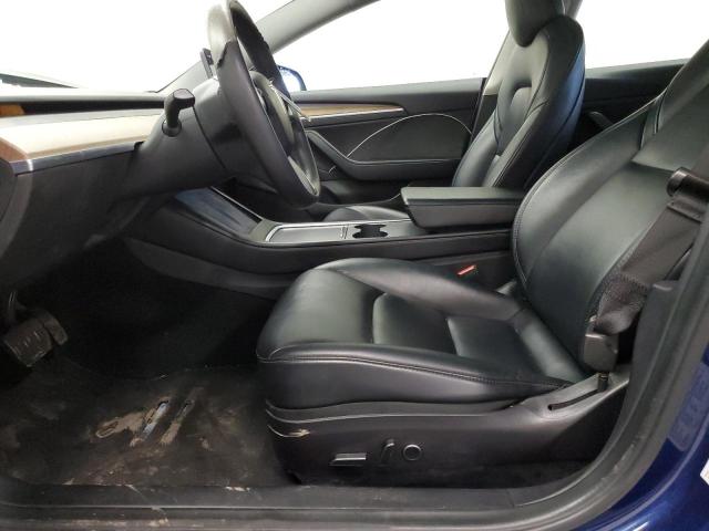 5YJ3E1EA5NF188979 - 2022 TESLA MODEL 3 ლურჯი ფოტო 7