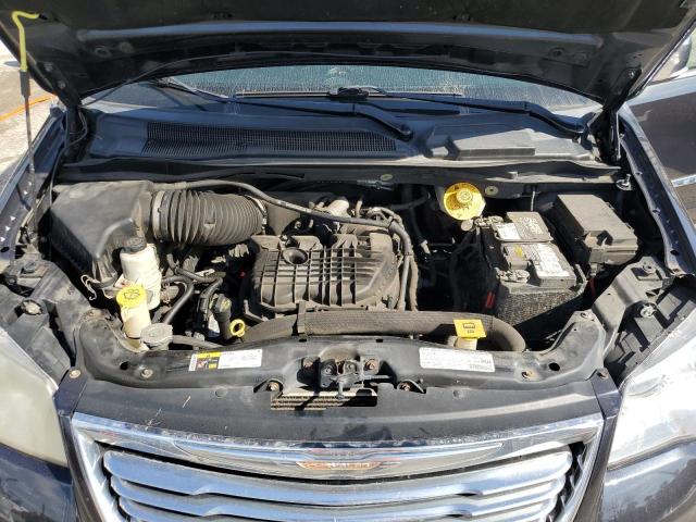 2C4RC1CGXDR757562 - 2013 CHRYSLER TOWN & COU TOURING L BLUE photo 12