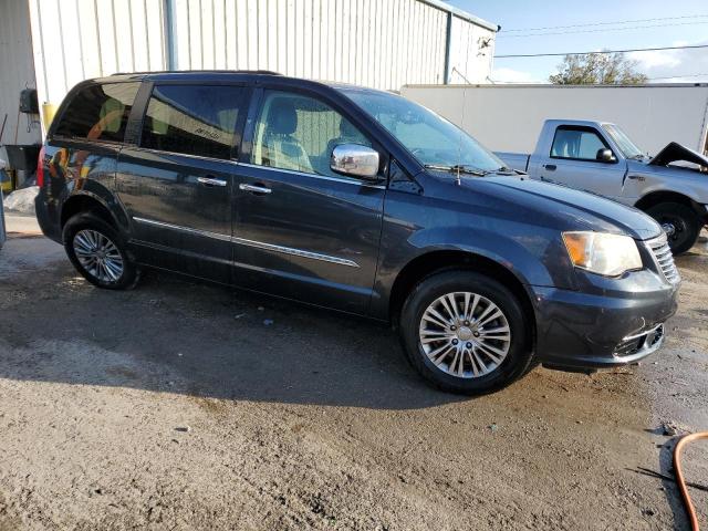 2C4RC1CGXDR757562 - 2013 CHRYSLER TOWN & COU TOURING L BLUE photo 4