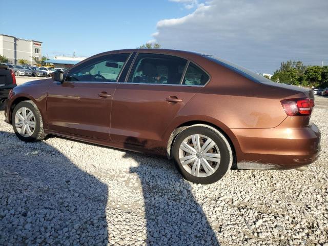 3VW2B7AJ7HM323809 - 2017 VOLKSWAGEN JETTA S BROWN photo 2