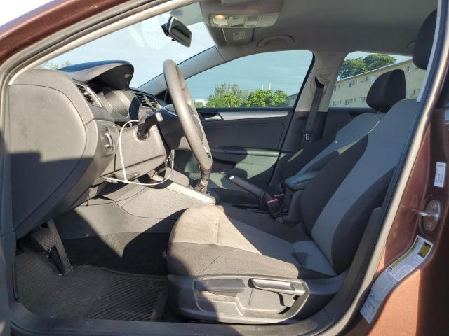 3VW2B7AJ7HM323809 - 2017 VOLKSWAGEN JETTA S BROWN photo 7