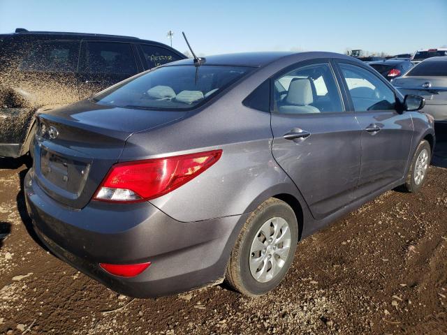 KMHCT4AE6FU879698 - 2015 HYUNDAI ACCENT GLS GRAY photo 3