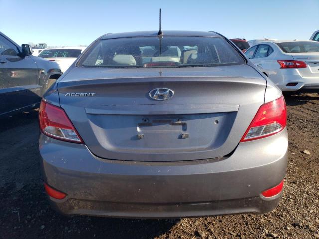 KMHCT4AE6FU879698 - 2015 HYUNDAI ACCENT GLS GRAY photo 6