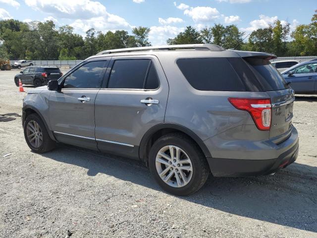 1FM5K8D82EGB22383 - 2014 FORD EXPLORER XLT GRAY photo 2