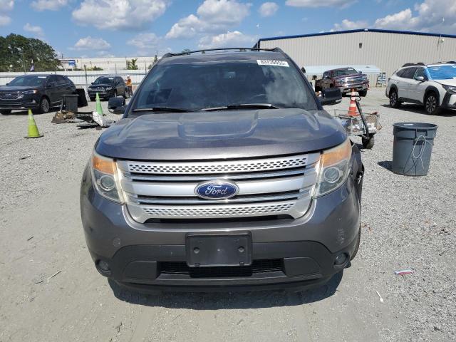 1FM5K8D82EGB22383 - 2014 FORD EXPLORER XLT GRAY photo 5