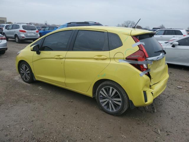 3HGGK5H8XFM723992 - 2015 HONDA FIT EX YELLOW photo 2