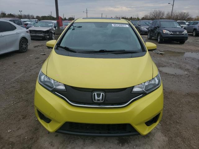 3HGGK5H8XFM723992 - 2015 HONDA FIT EX YELLOW photo 5