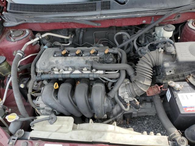 5Y2SL65886Z448752 - 2006 PONTIAC VIBE BURGUNDY photo 12